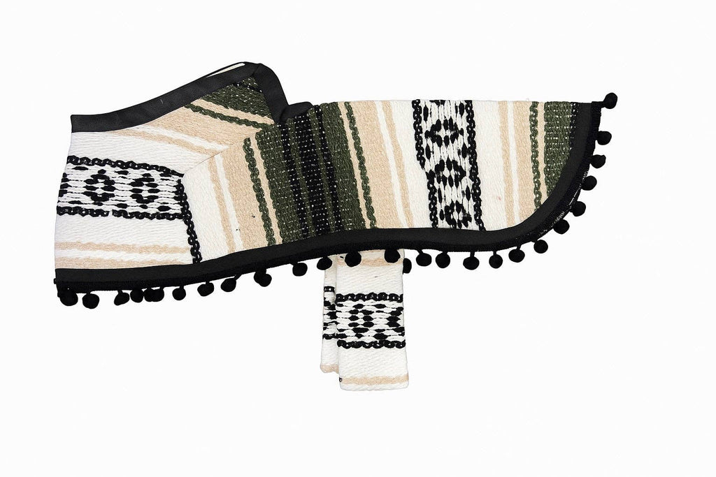 Dog Poncho - Olive Green/Tan/Black - Dog.Dog.Cat.