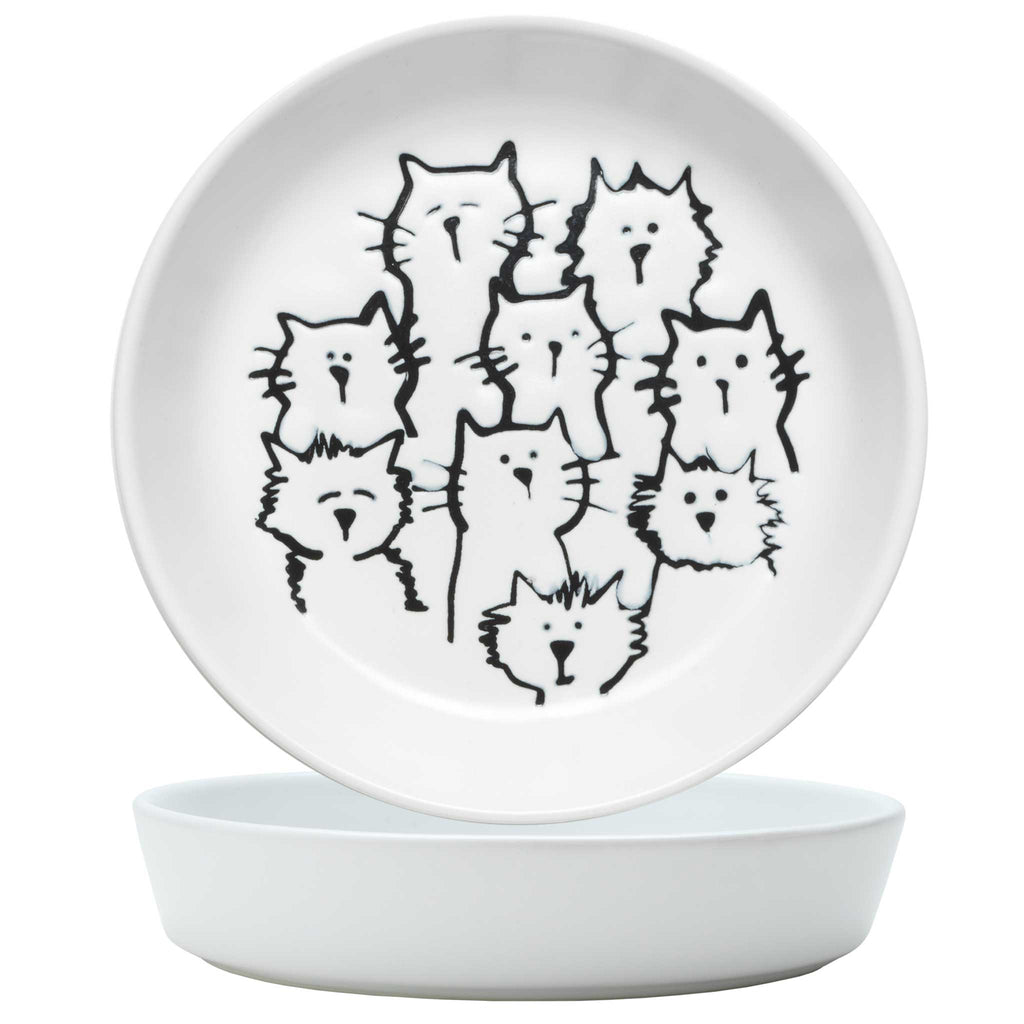 Speckle and Spot by Ore’ Originals - Pet Bowl | Random Cats - Dog.Dog.Cat.