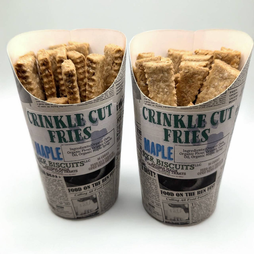 Crinkle Cut Fries Organic Dog Cookies - Dog.Dog.Cat.