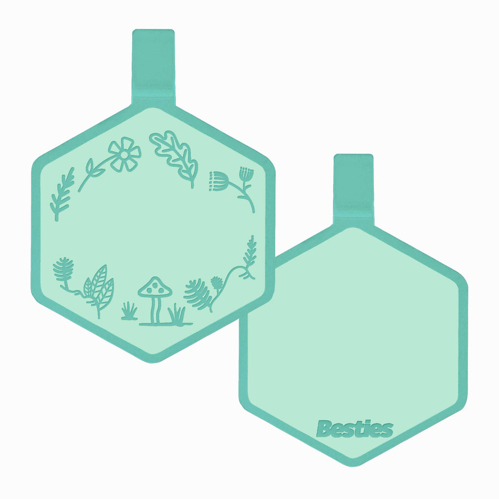 Besties Pets - Woodland Silicone Dog ID Tag - Dog.Dog.Cat.