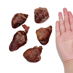 freeze dried turkey heart dog treats