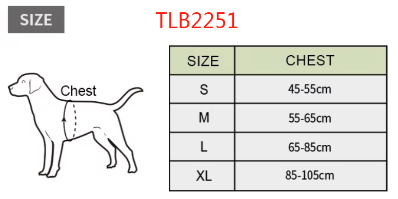 Truelove Tactic Comfortable Cordura Adjust Dog Harness  Model Number:TLB2251 - Dog.Dog.Cat.