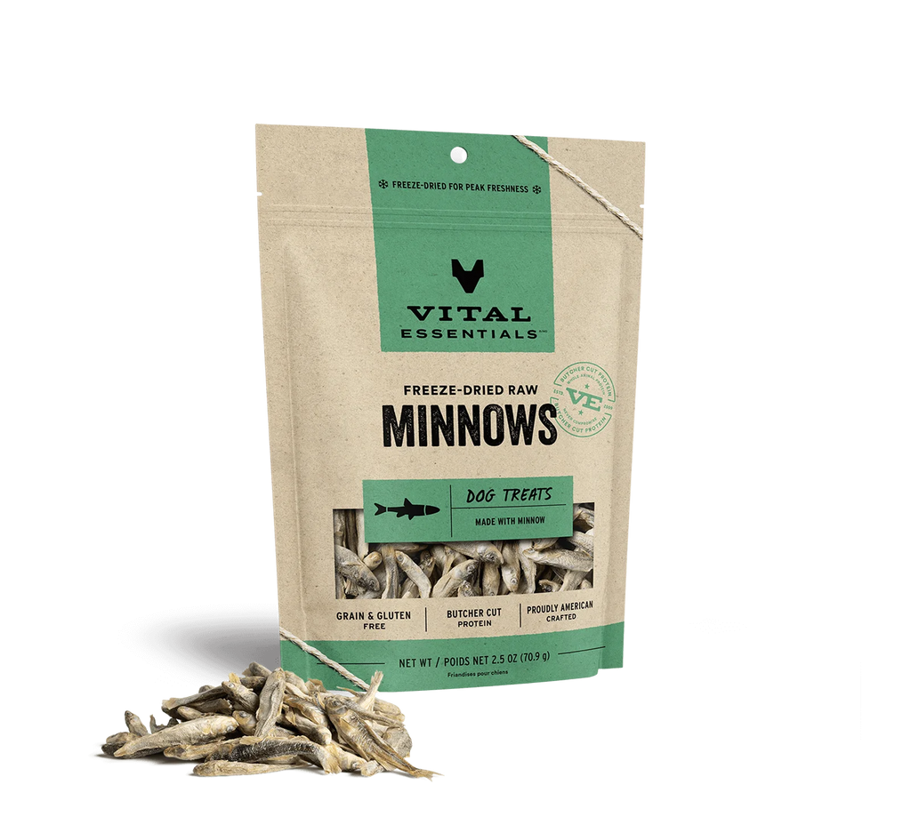 Vital Essentials Treats - Minnows - Various Sizes Available - Dog.Dog.Cat.