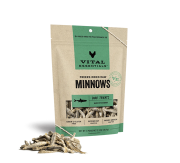 Vital Essentials Treats - Minnows - Various Sizes Available - Dog.Dog.Cat.