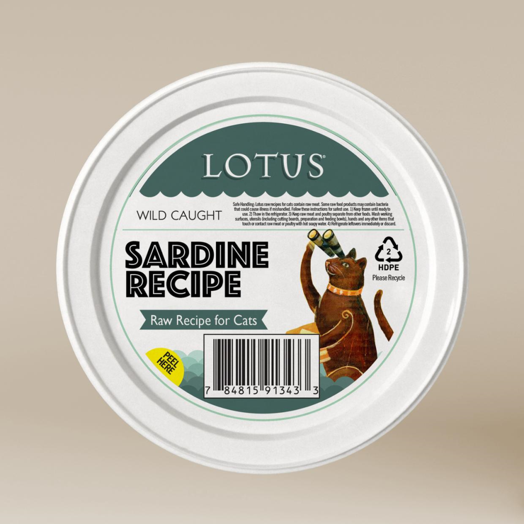 Lotus Cat Frozen Raw-Sardine - Dog.Dog.Cat.