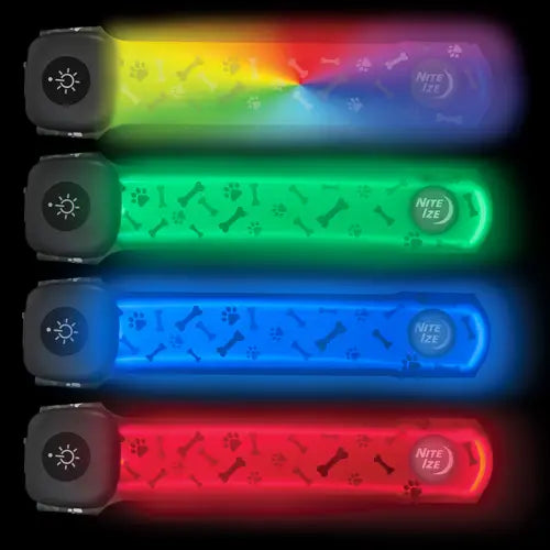 Nite Ize NiteDog Rechargeable LED Collar Cover Disc O - Dog.Dog.Cat.