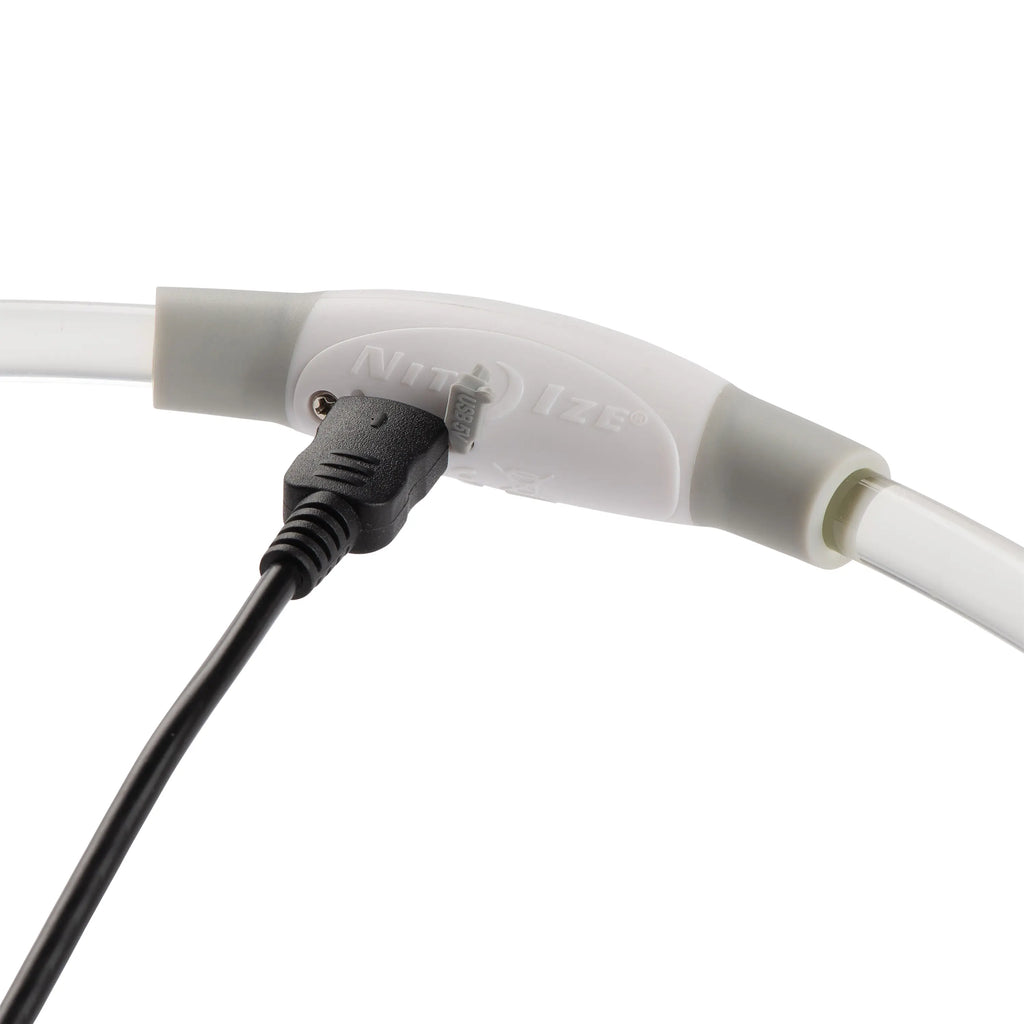 Nite Ize NiteHowl Bandana Rechargeable LED Safety Necklace Disc-O Select Red - Dog.Dog.Cat.