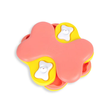 Nina Ottosson Dog Tornado Interactive Dog Toy Small Yellow/Pink - Dog.Dog.Cat.