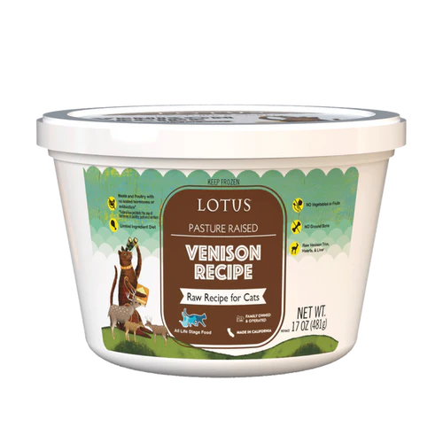 Lotus Cat Frozen Raw-Venison - Dog.Dog.Cat.
