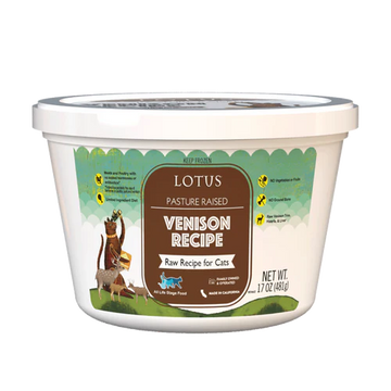Lotus Cat Frozen Raw-Venison - Dog.Dog.Cat.