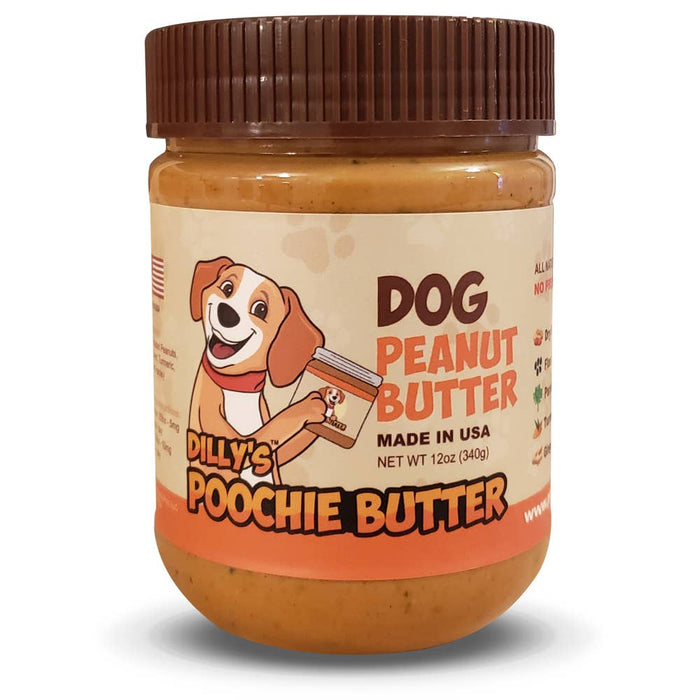 Poochie Butter - Dog Peanut Butter Jar (5 Total Ingredients)