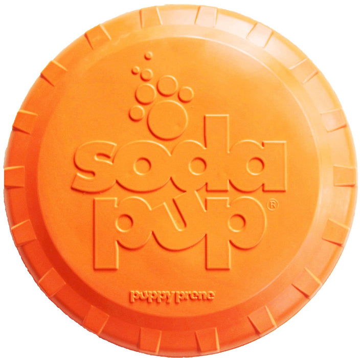 SodaPup - SP Bottle Top Flyer - Flying Toy - Multiple sizes - orange