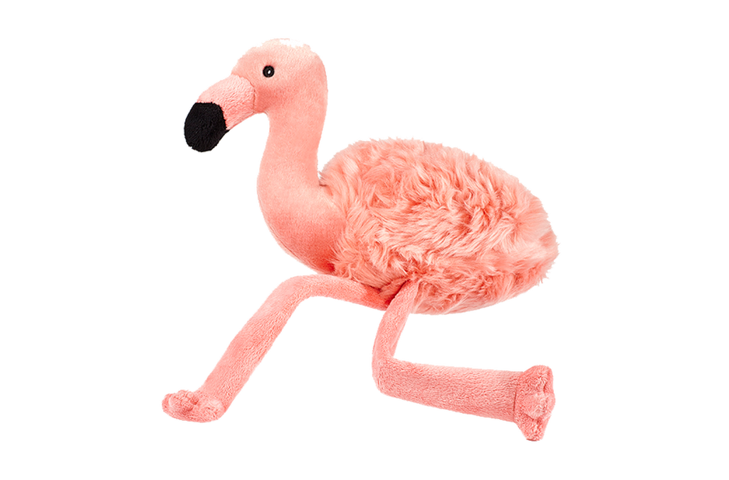 Fluff and Tuff Dog Toys - Lola Flamingo - Dog.Dog.Cat.