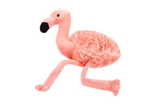 Fluff and Tuff Dog Toys - Lola Flamingo
