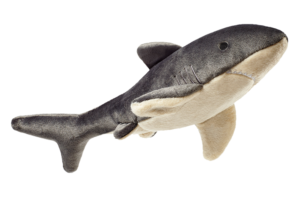 Fluff and Tuff Dog Toys -Mac The Shark - Dog.Dog.Cat.