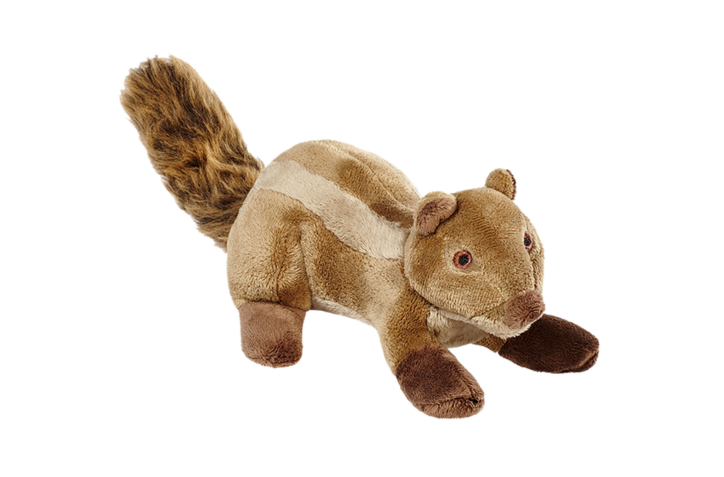 Fluff and Tuff Dog Toy -Peanut Chipmunk - Dog.Dog.Cat.