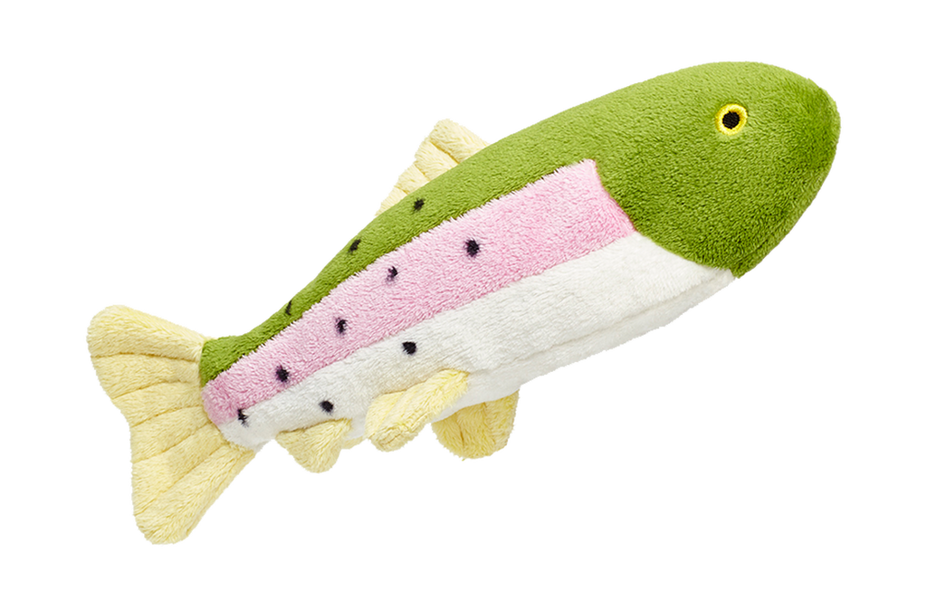 Fluff and Tuff Dog Toys - Burt the Lake Trout - Dog.Dog.Cat.