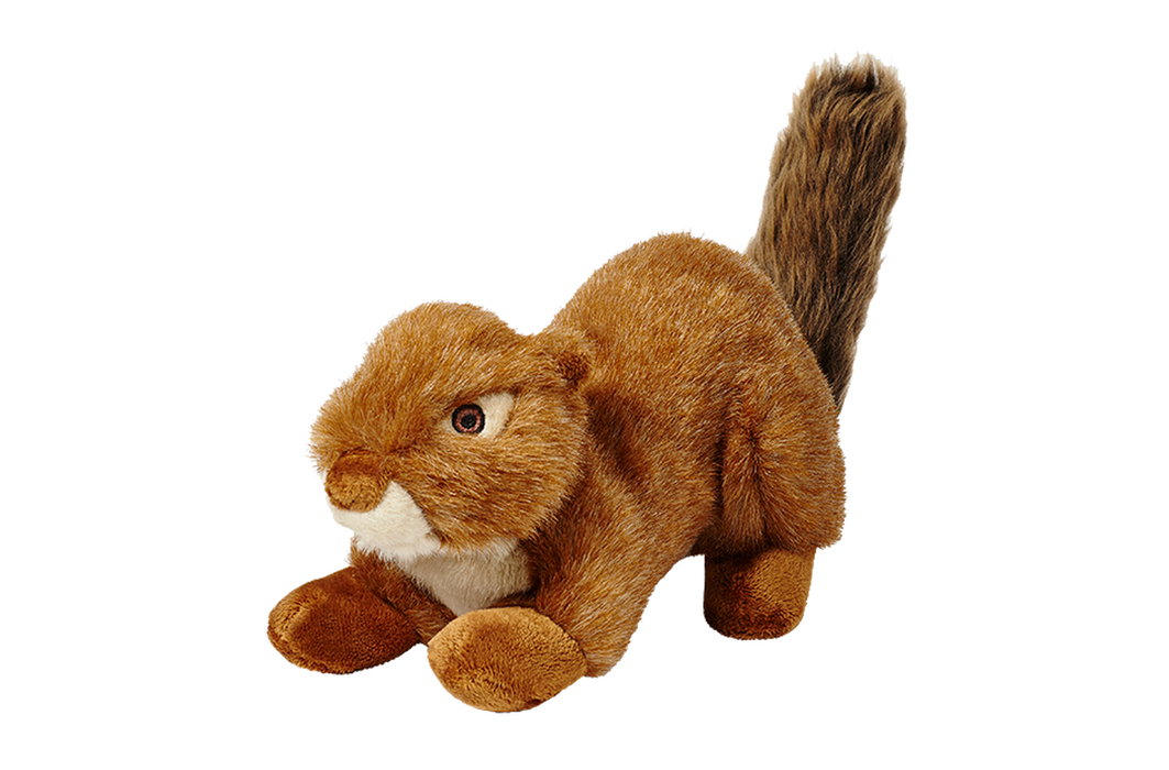 Fluff and Tuff Dog Toys - Red Squirrel