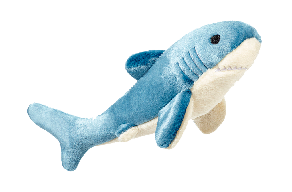Fluff and Tuff Dog Toy - Tank Shark - Dog.Dog.Cat.