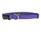 Cycle Dog - Small Ecoweave-Purple Blue SpaceDots Dog Collar