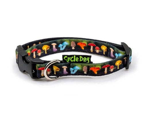 Cycle Dog - Small Ecoweave Mushrooms Dog Collar