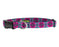 Cycle Dog - Small Ecoweave-Fuchsia Kaleidoscope Dog Collar