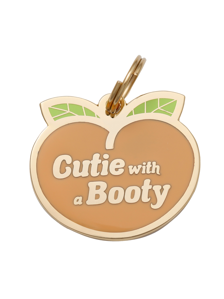 Cutie with a Booty Pet ID Tag - Dog.Dog.Cat.