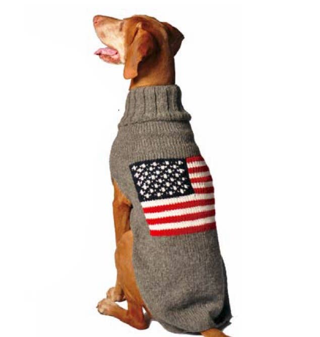 CHILLY DOG LLC - American Flag Dog Sweater