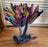 Cat Tail on a Stick, Interactive Cat Toy, Fleece, Wood Dowel