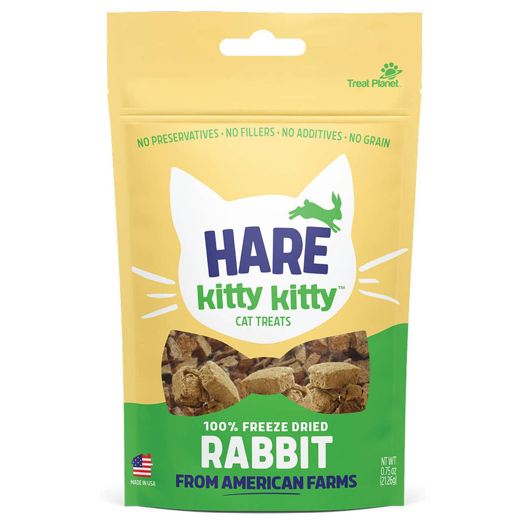 Kitty Kitty Hare Freeze Dried Rabbit Treat .9oz - Dog.Dog.Cat.