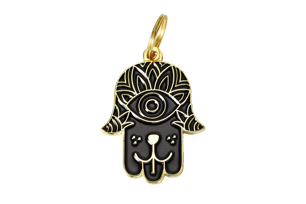 Hamsa Pet ID Tag - Dog.Dog.Cat.