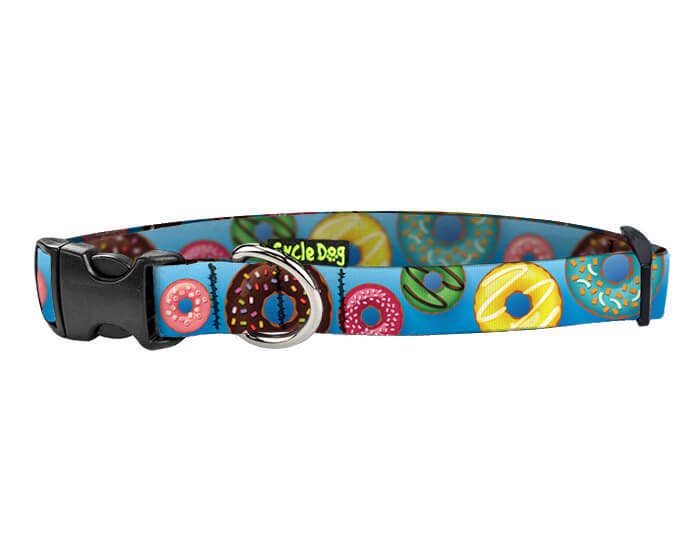 Cycle Dog - Small Ecoweave Donuts Dog Collar