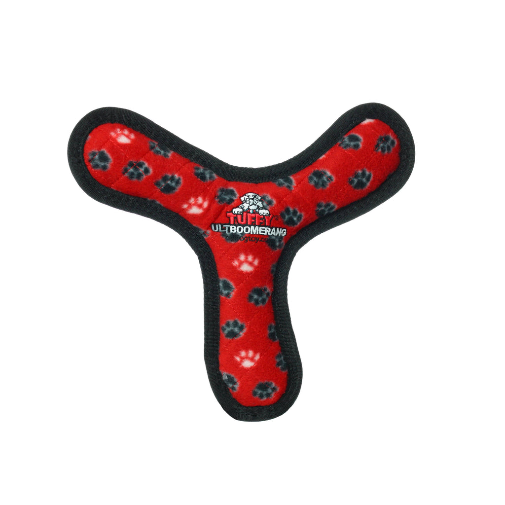 Tuffy Ultimate Boomerang - Red Paw - Dog.Dog.Cat.