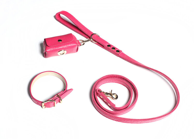 Fine Doggy Leather Collar - Dog.Dog.Cat.