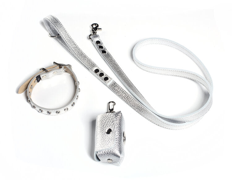 Fine Doggy Leather Collar - Dog.Dog.Cat.