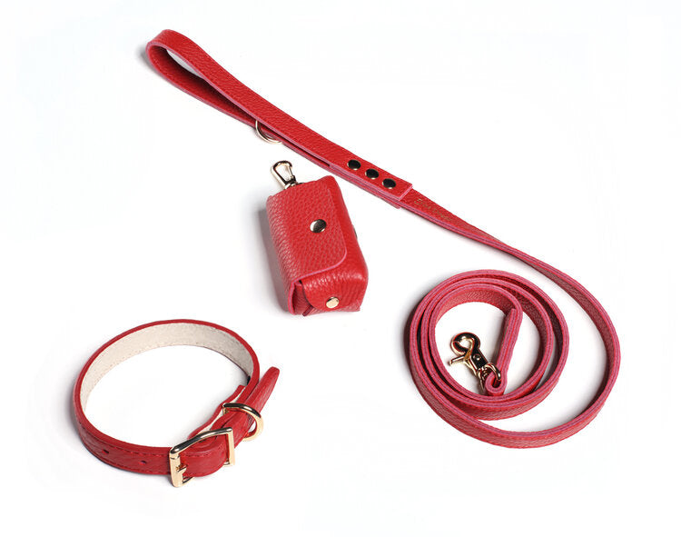 Fine Doggy Leather Collar - Dog.Dog.Cat.