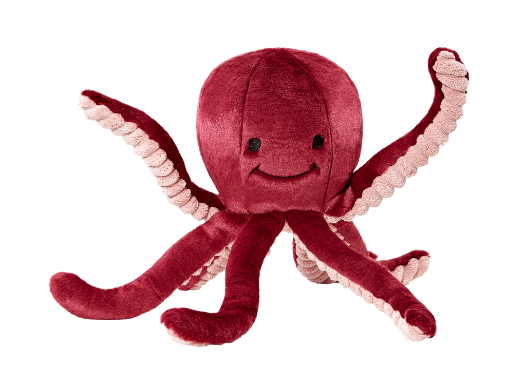 Fluff and Tuff Dog Toy - Olympia Octopus - Dog.Dog.Cat.