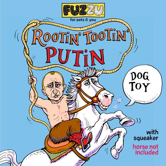 Political Parody - Rootin' Tootin' Putin Cat Toy