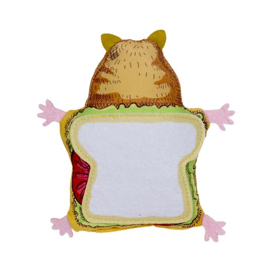 Fluffy's Snack Bar - Grilled Hamster & Cheese Cat Toy
