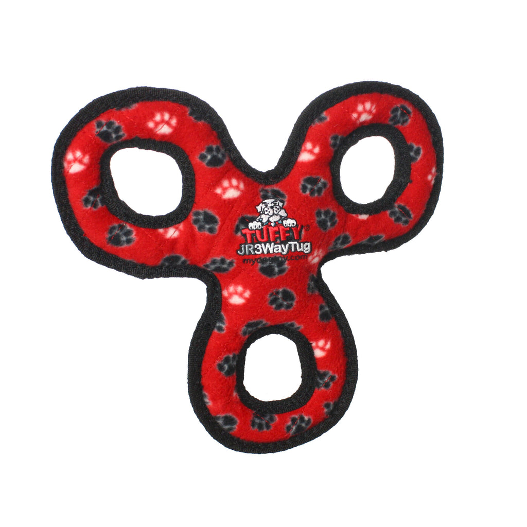 Tuffy Jr 3 WayTug - Red Paw - Dog.Dog.Cat.