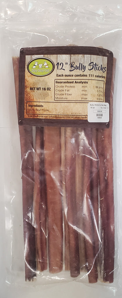 Bully Sticks By the Pound Odor Free - Dog.Dog.Cat.