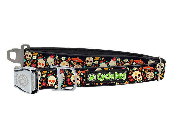 Cycle Dog - Sugar Skulls Dog Collar