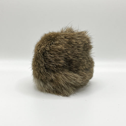 Max Rabbit Fur Cat Toy, Natural Color Fur, Fur Ball, Max