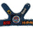 Heads or Tails Pup - Upcycled Denim Rocker Harness- Grateful Dead