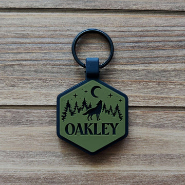 Besties Pets - Stay Wild Silicone ID Tag - Dog.Dog.Cat.