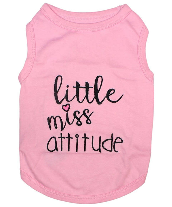 Little Miss Attitude Dog T-Shirt