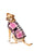 CHILLY DOG LLC - Pink Plaid Blanket Dog Coat