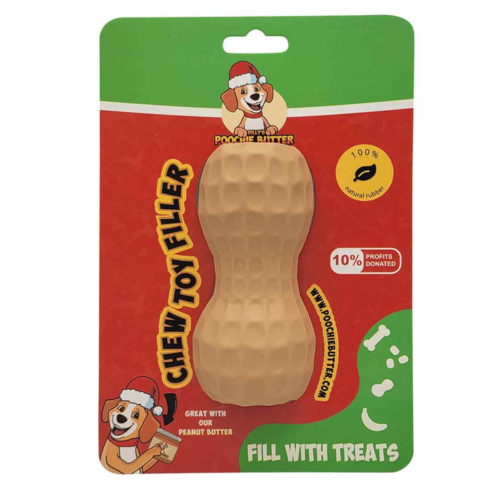 Peanut Butter Dog Toy | Dog Peanut Butter Toy Filler | Dog Chew Toy |  Poochie Butter Toy Medium