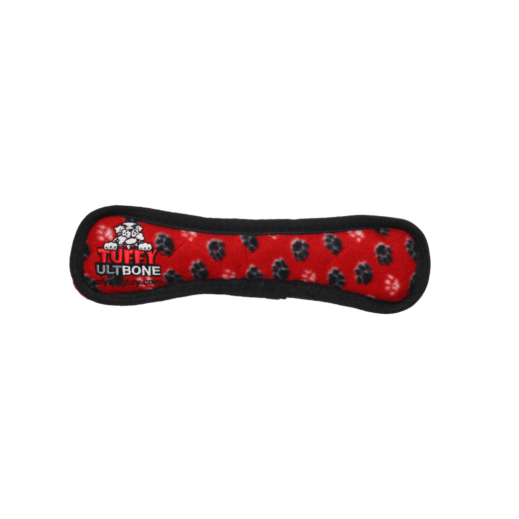 Tuffy Ultimate Bone - Red Paw - Dog.Dog.Cat.