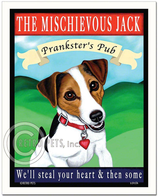 PB-106  8x10 Print, "Mischievous Jack" Tri-color
